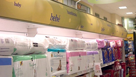 Publix Baby Diaper Aisle