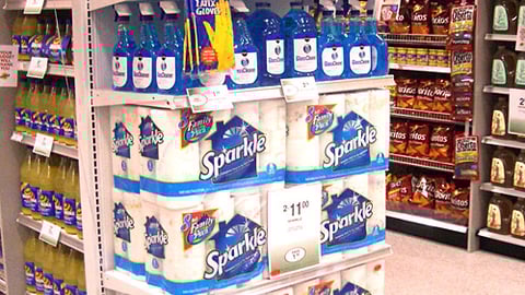 Publix Window Cleaning Supplies Endcap