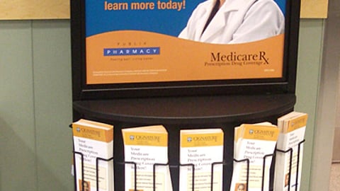 Publix Medicare Rx Floorstand