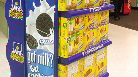 Nabisco 'got milk?' Floorstand