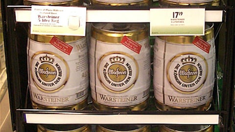 Warsteiner Beer Display