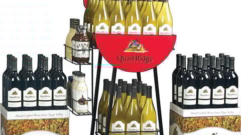 Quail Ridge Wine Grilling Display