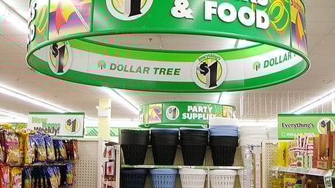 Dollar Tree Snack Food Signage