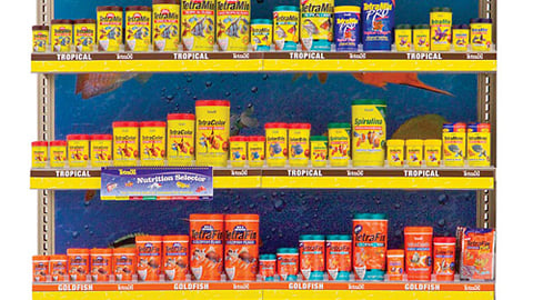Tetra Fish Food In-Line Display