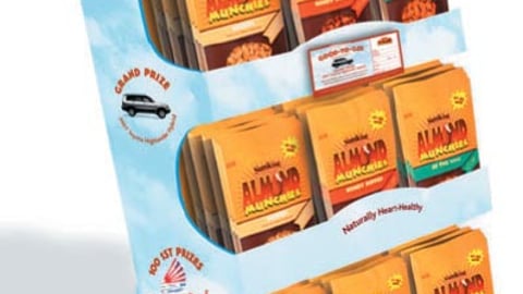 Sunkist Almonds Sweepstakes Floorstand