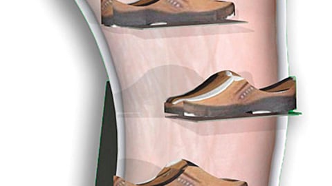 Bite Shoe Floorstand