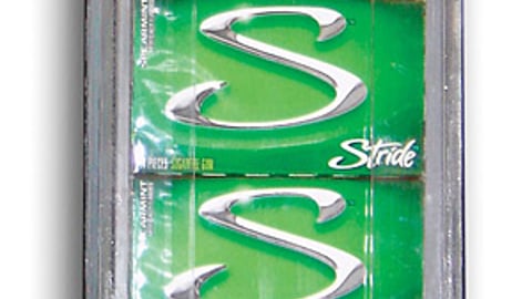 Stride Gum Gravity Feed Chute