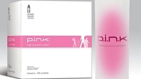 p.i.n.k. Vodka Packaging