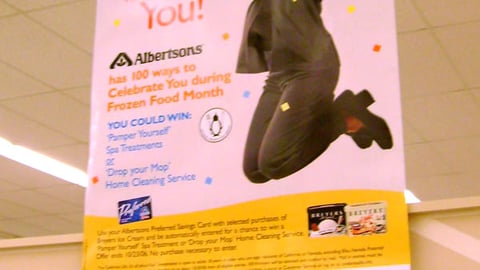 Albertsons/Breyer's Ceiling Banner
