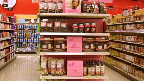 Target Breast Cancer Campaign Endcap