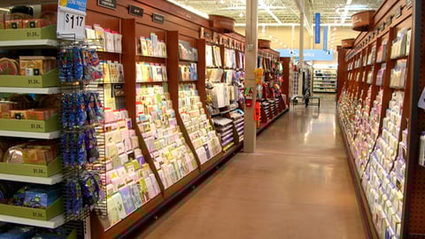 Wal-Mart Greeting Card Aisle