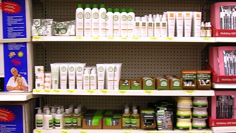 Wal-Mart Organic Skincare Merchandising