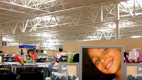 Wal-Mart Vertical Aisle Signage
