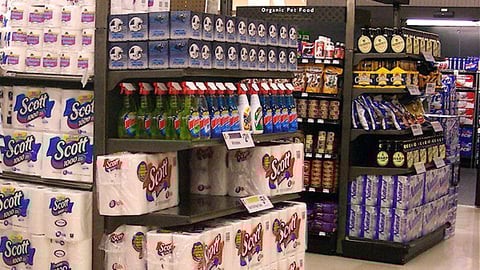 Bloom Cleaning Supplies Endcap