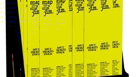 Slim Jim 'Snapalope' Counter Display