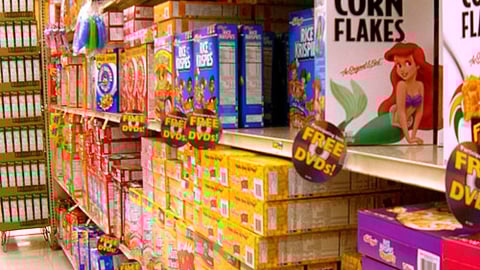 Albertsons 'Cars/M:I3' DVD Shelf Talker