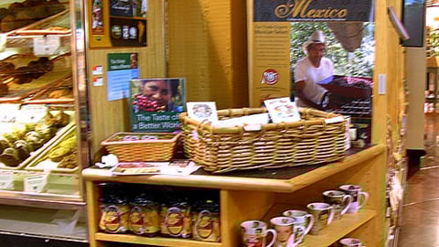 Wild Oats Fair Trade Coffee Endcap