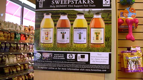 Honest Tea Fair Trade Sweeps Poster