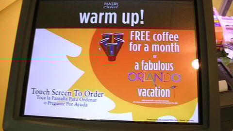 White Hen Touch Screen Ad