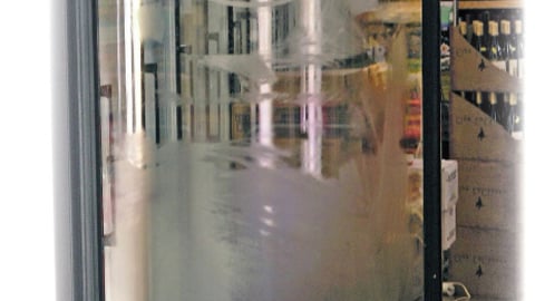 Disappearing Freezer Door Graphics