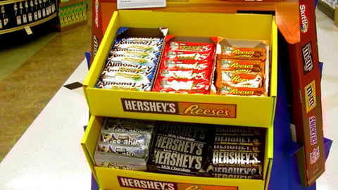 Hershey Foods NASCAR Shipper
