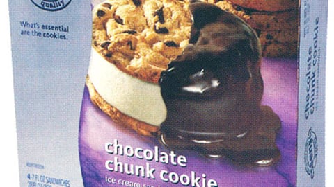 Albertsons Essensia Ice Cream Sandwich Packaging