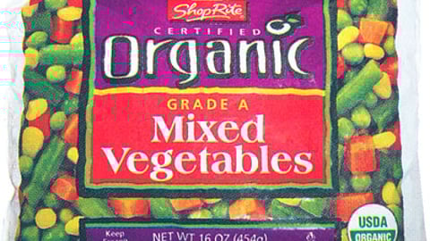 ShopRite Organic Vegetables Packaging