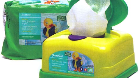 Sobeys Compliments Kid's Flushable Wipes Packaging