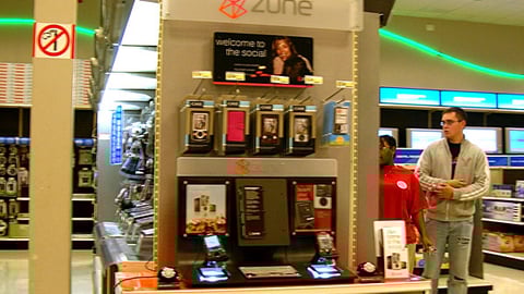 Target Zune Endcap