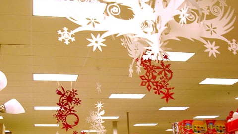 Target Holiday Ceiling Danglers