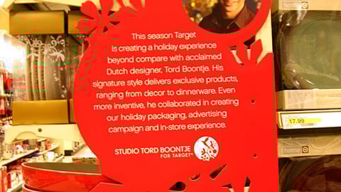 Target Tord Boontje Holiday Signage
