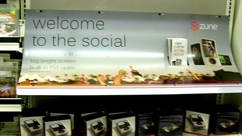 Microsoft Zune Shelf Unit