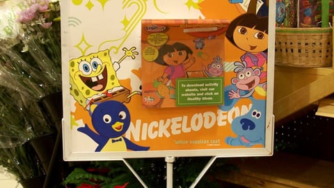 Martin's/Nickelodeon 'Kid Healthy' Stanchion