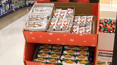 Hershey's Chocolate Holiday Shipper