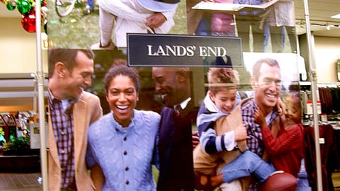 Sears Lands' End Entrance Signage