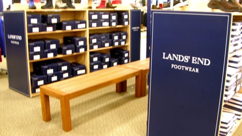 Sears Lands' End Footwear Department