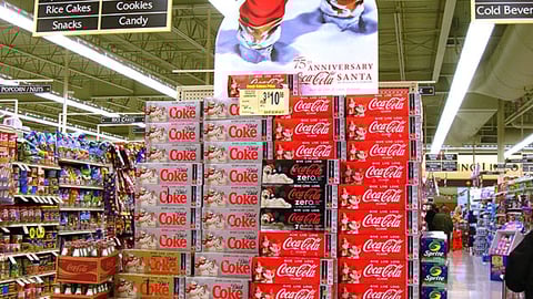 Dominick's Coca-Cola Holiday Endcap
