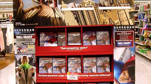 Wal-Mart 'Superman Returns' DVD Pallet 