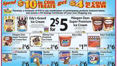 Pathmark/Nestle Ice Cream Rewards Feature