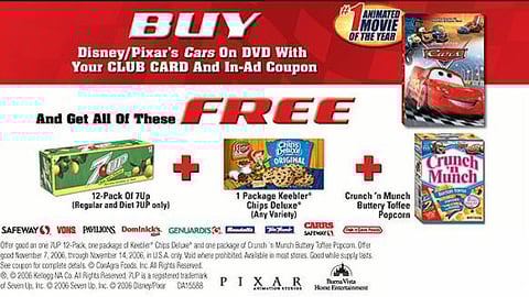 Safeway 'Cars' Feature