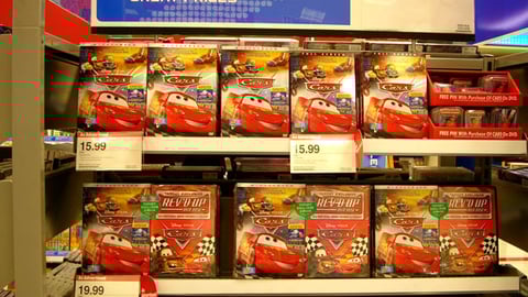 Target 'Cars' Endcap 