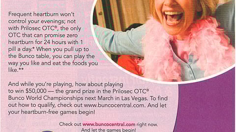 Prilosec OTC "Bunco" FSI