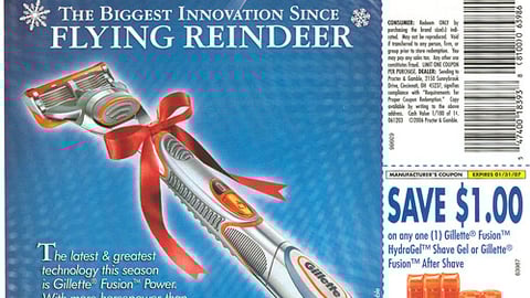 'brandSaver' Gillette Fusion FSI