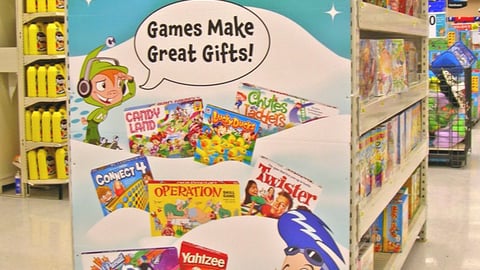 Wal-Mart 'Toyland' Gondola Side Panel