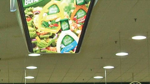 Wish-Bone Ceiling Sign