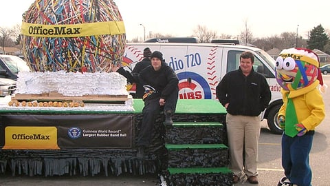 OfficeMax "Largest Rubberband Ball" Event