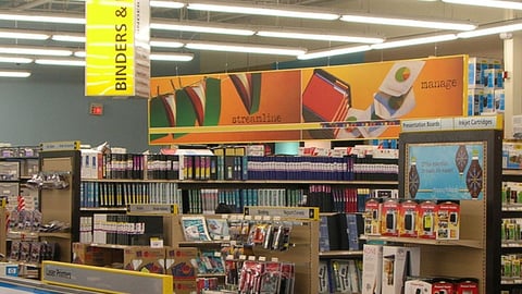 OfficeMax Perimeter, Aisle Overhead Signage