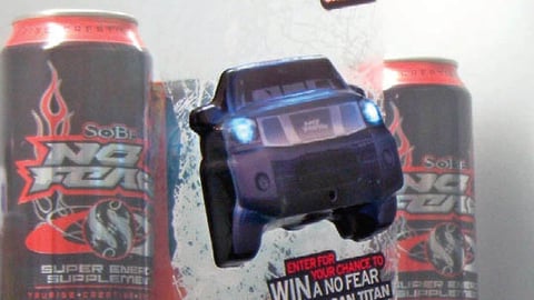 SoBe "Drink with Drive" Cooler Decal