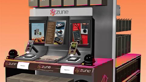 Microsoft Zune Endcap