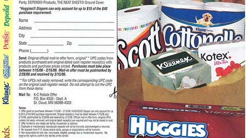 Kimberly-Clark Rebate Offer FSI